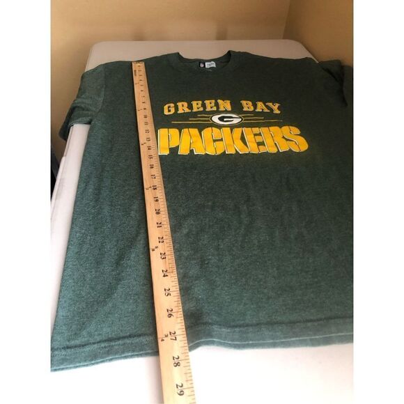 NFL Team Apparel Green Bay Packers Shirt Green Color size L - Picture 7 of 9